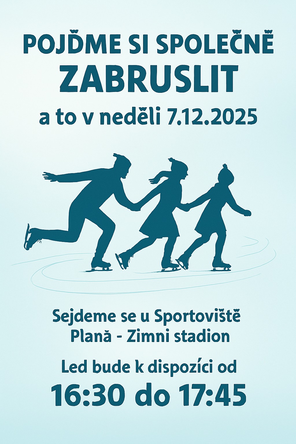 Společné bruslení 7. 12. 2025